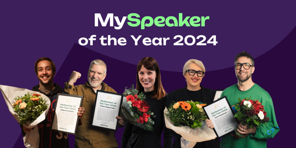 Suomen johtava puhujatoimisto MySpeaker julkisti vuoden kiinnostavimmat ammattipuhujat ja työelämän puhutuimmat teemat