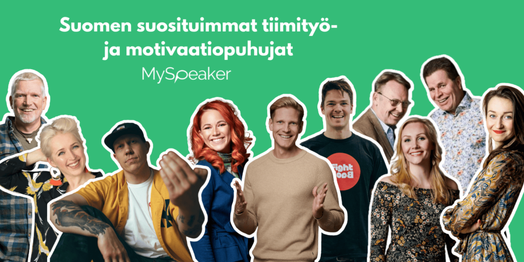 TOP 10: Suomen suosituimmat puhujat tiimityöstä ja motivaatiosta