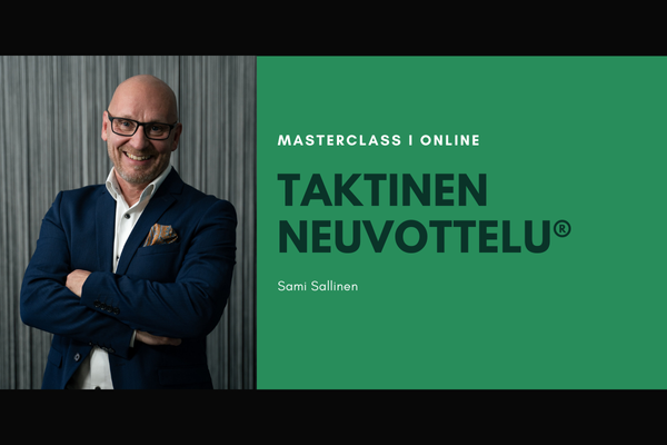 Sami Sallinen: Taktinen neuvottelu ® -kun vuorovaikutus muuttuu vaikeaksi