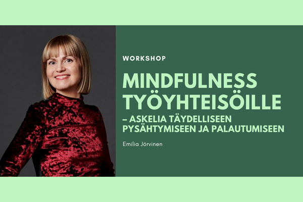 Emilia Järvi Mindfulness työyhteisöille