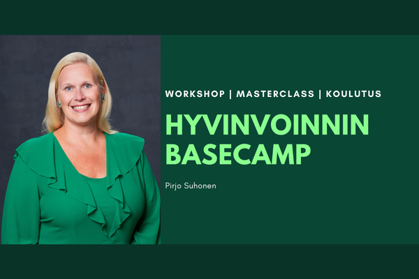 Pirjo Suhonen: Hyvinvoinnin Basecamp – Hyvinvoinnin vahvistaminen kirjallisuusterapeuttisin menetelmin